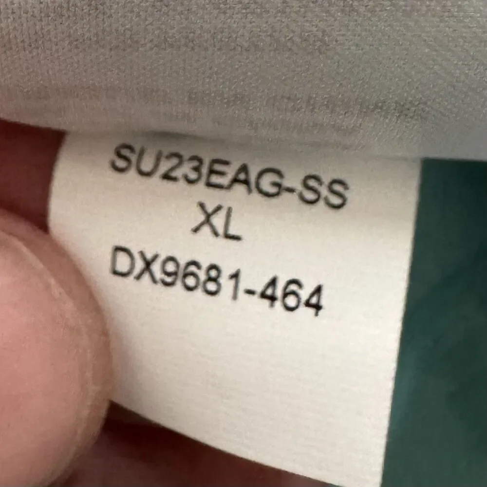 Air Jordan SAMPLE Monogram Button Down Short Sleeve Shirt